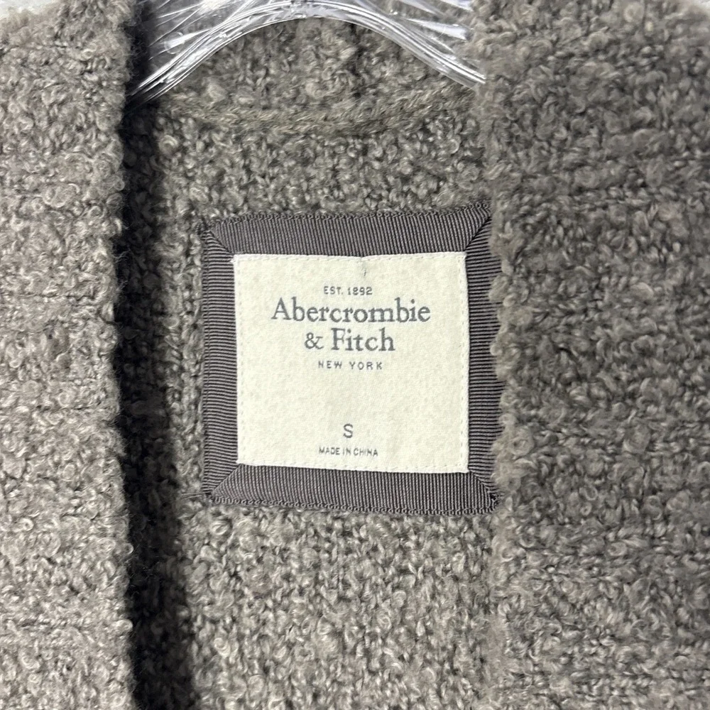 Abercrombie Wool Blend Cardigan‎ Womens Small Slouchy Academia Oversized Long